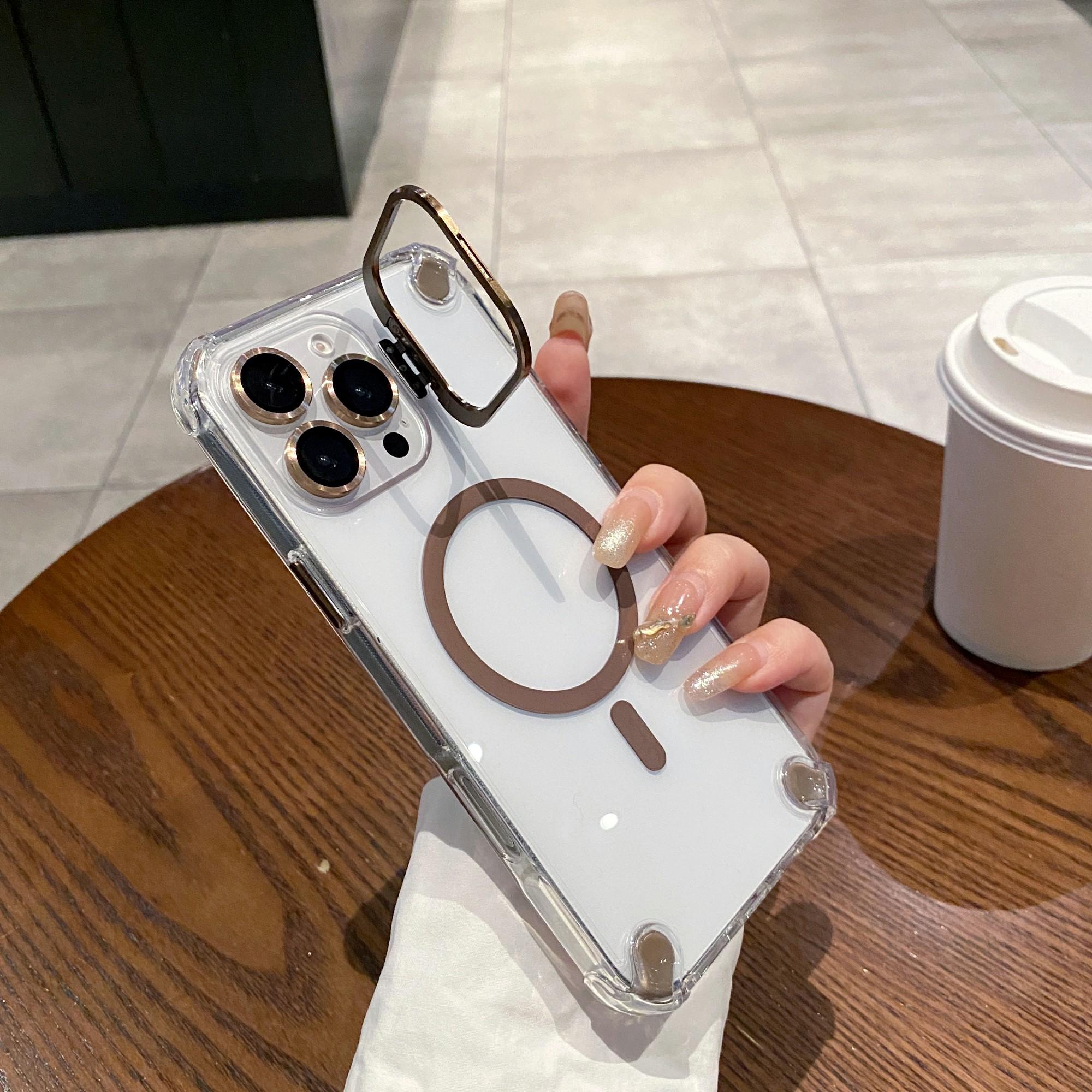 For iPhone 16 Pro Max Magnetic Clear Case Shockproof Hybrid Phone Shell with Camera Lens Frame Kickstand Baby Blue
For iPhone 16 Pro Max Magnetic Clear Case Shockproof Hybrid Phone Shell with Camera Lens Frame Kickstand Baby Blue