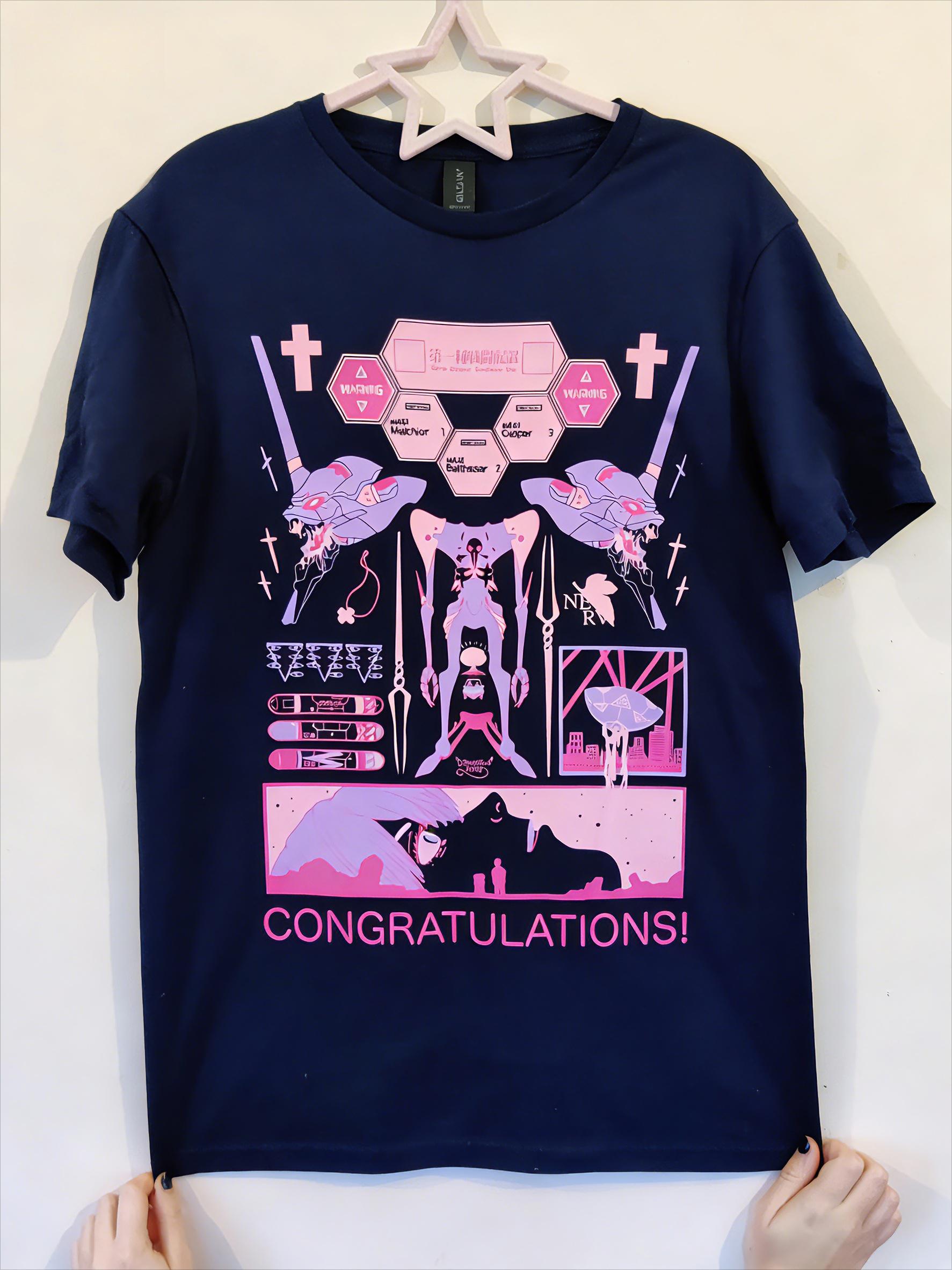 Pink Lilac Neon Genesis Evangelion Graphic T Shirt 90s Anime Nostalgia Alternative Cosplay and Fashion Y2k 4XL
Pink Lilac Neon Genesis Evangelion Graphic T Shirt 90s Anime Nostalgia Alternative Cosplay and Fashion Y2k 4XL