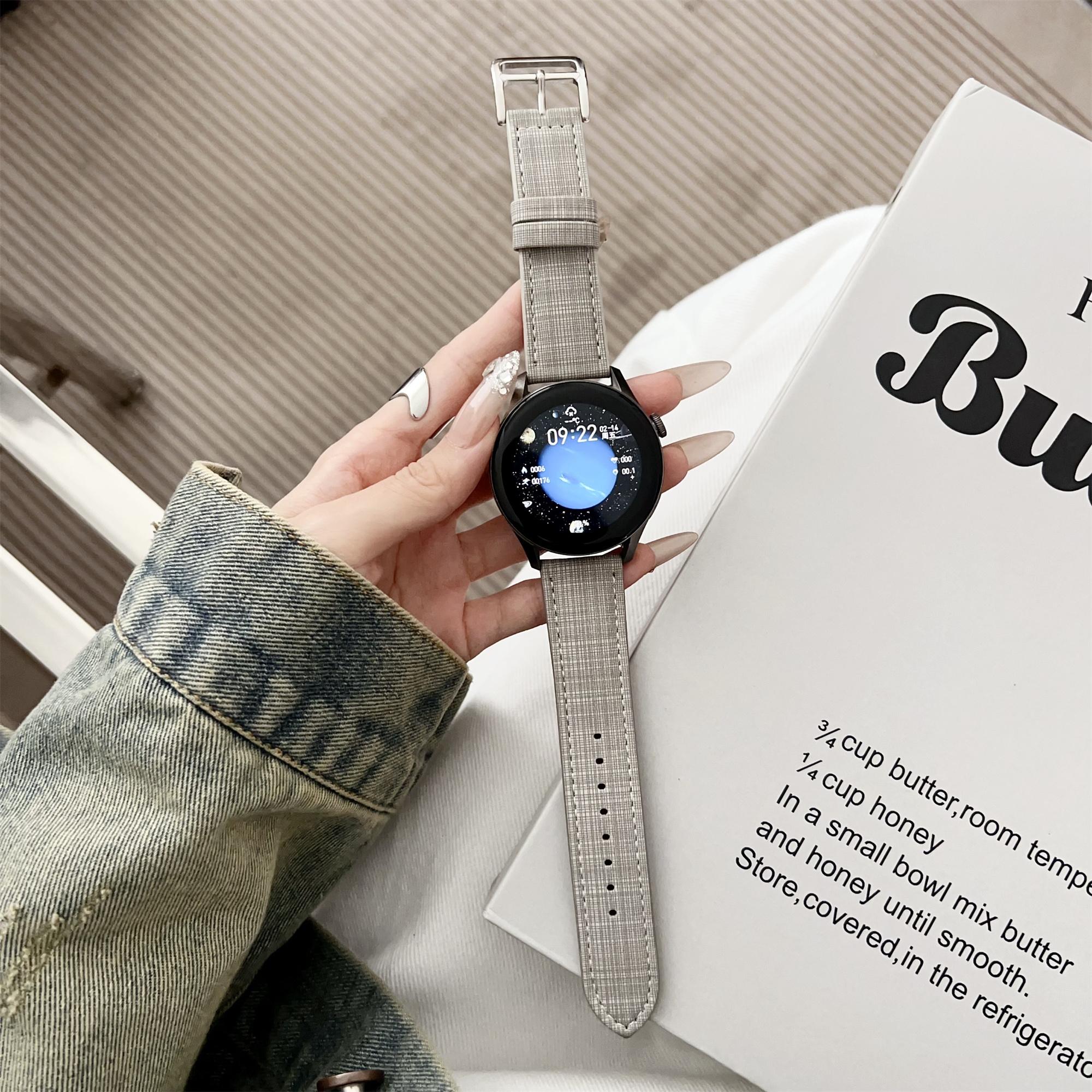 For Huawei Watch GT 5 41mm Watch Band 18mm Braided Checkered Pattern Leather Wrist Strap Light Grey
For Huawei Watch GT 5 41mm Watch Band 18mm Braided Checkered Pattern Leather Wrist Strap Light Grey