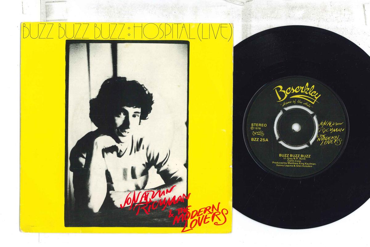 7inch Record JONATHAN RICHMAN MODERN LOVERS Buzz Buzz Buzz Hospital BZZ25 BESERKLEY 1978 UK Rock Used
7inch Record JONATHAN RICHMAN MODERN LOVERS Buzz Buzz Buzz Hospital BZZ25 BESERKLEY 1978 UK Rock Used