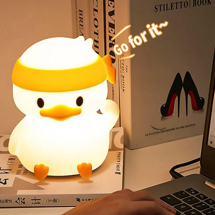 LED Silicone Light USB Rechargeable Cute Good Luck Duck Night Lamp with Color Changing Type A
LED Silicone Light USB Rechargeable Cute Good Luck Duck Night Lamp with Color Changing Type A