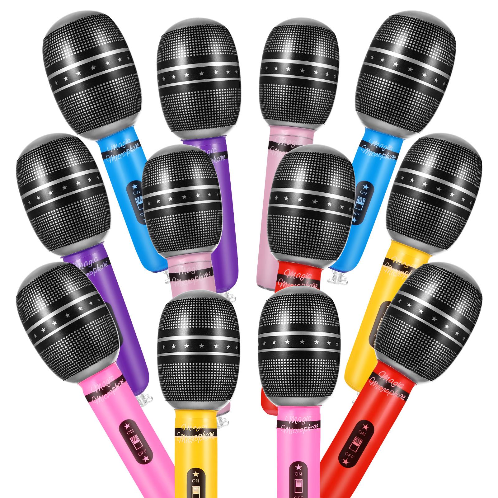 12 Pcs Simulation Microphone Inflatable Toy Children Funny Toys Prop Fake Role-play Balloons Artificial Kids Decorate 25.00X8.00X8.00CM
12 Pcs Simulation Microphone Inflatable Toy Children Funny Toys Prop Fake Role-play Balloons Artificial Kids Decorate 25.00X8.00X8.00CM