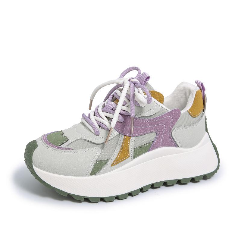 New dad shoes women s 2 spring student sports running shoes casual shoes platform height increase BN0 35 фиолетовый
New dad shoes women s 2 spring student sports running shoes casual shoes platform height increase BN0 35 фиолетовый