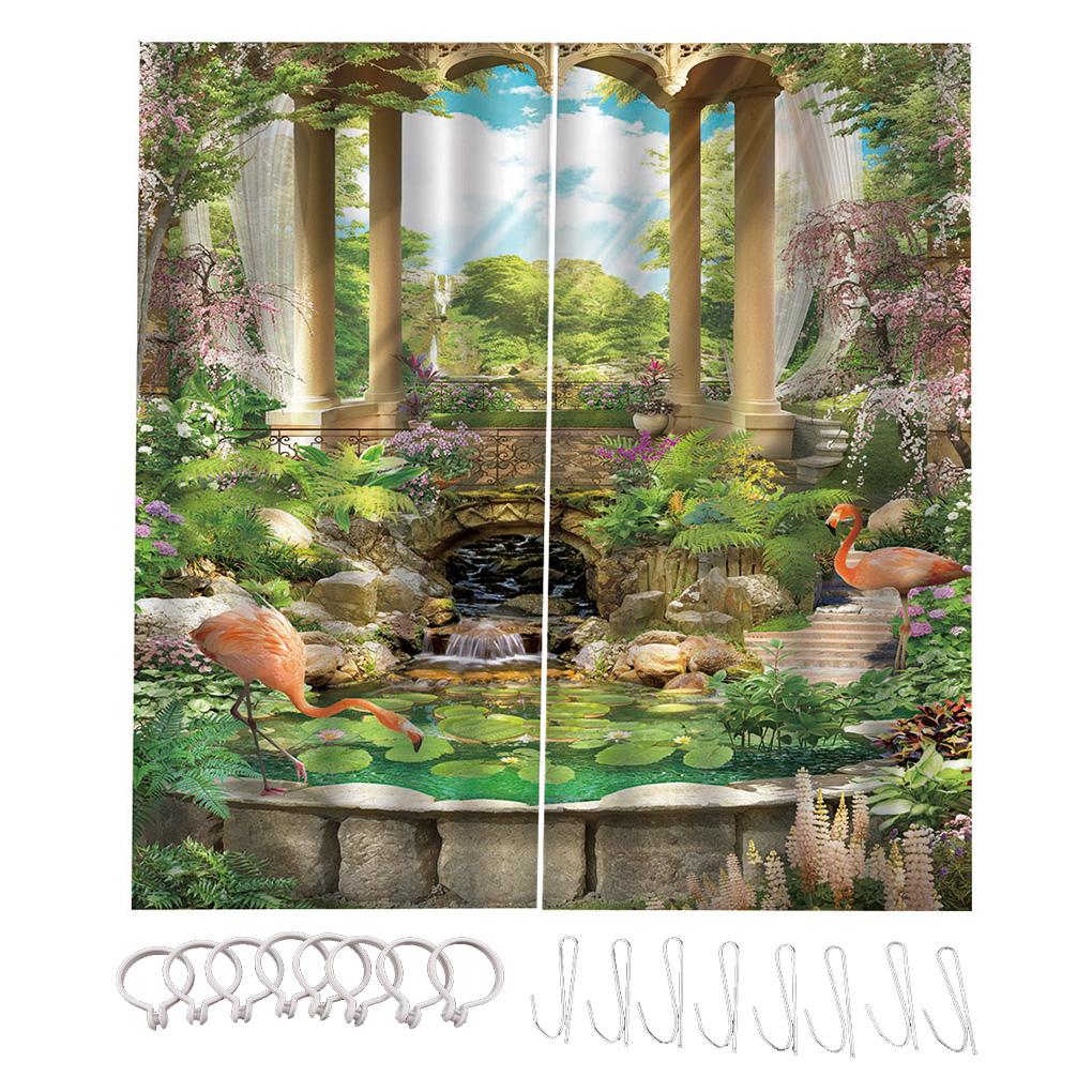 2 Pieces Curtain Polyester Viewing Platform Pattern Decoration Drape Unfading Curtains Supplies for Living Room Bedroom Bathroom s,type c
2 Pieces Curtain Polyester Viewing Platform Pattern Decoration Drape Unfading Curtains Supplies for Living Room Bedroom Bathroom s,type c