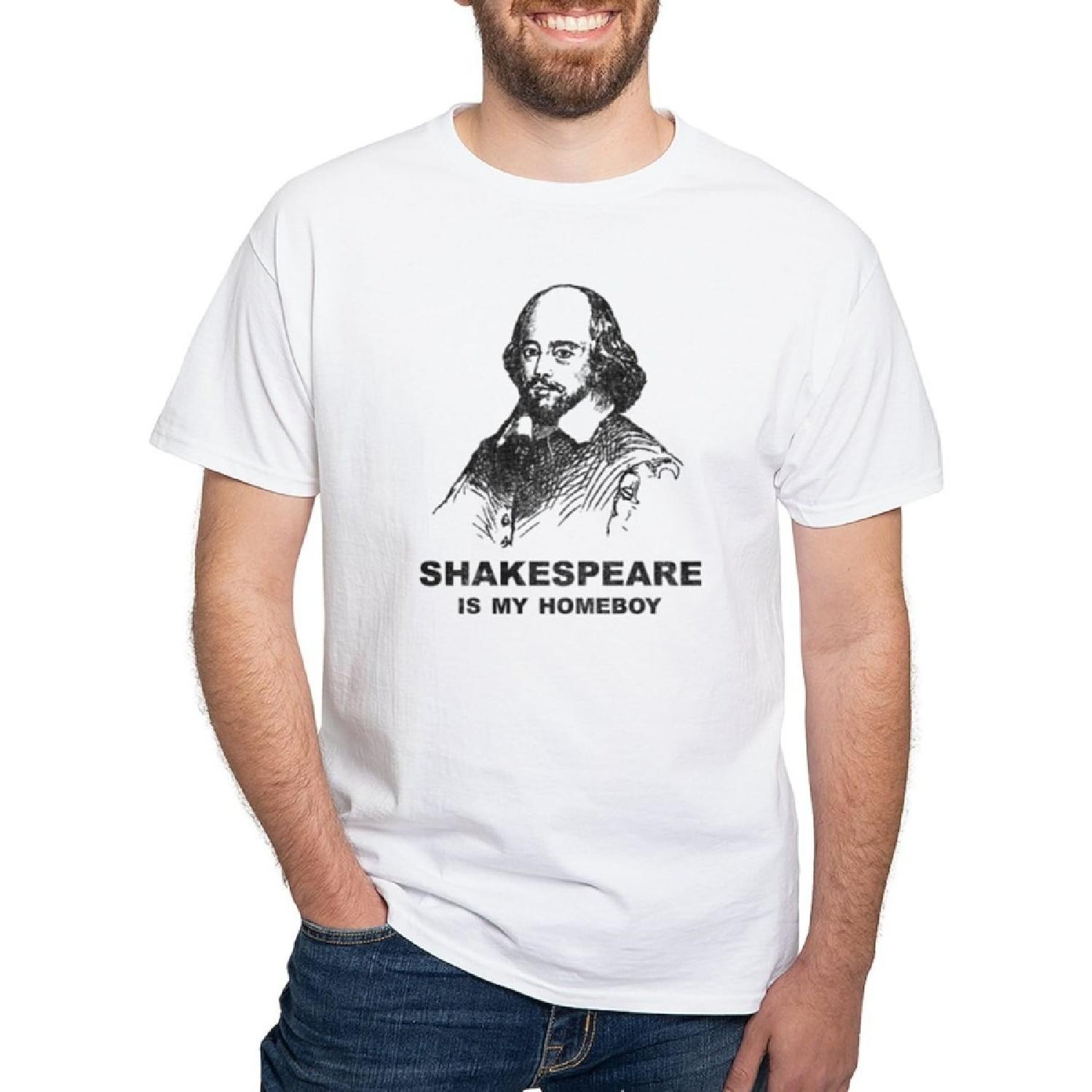 CafePress Shakespeare is My Homeboy White T Shirt Men s 100% Cotton, Classic Graphic White T-Shirt XXXXXL білий
CafePress Shakespeare is My Homeboy White T Shirt Men s 100% Cotton, Classic Graphic White T-Shirt XXXXXL білий