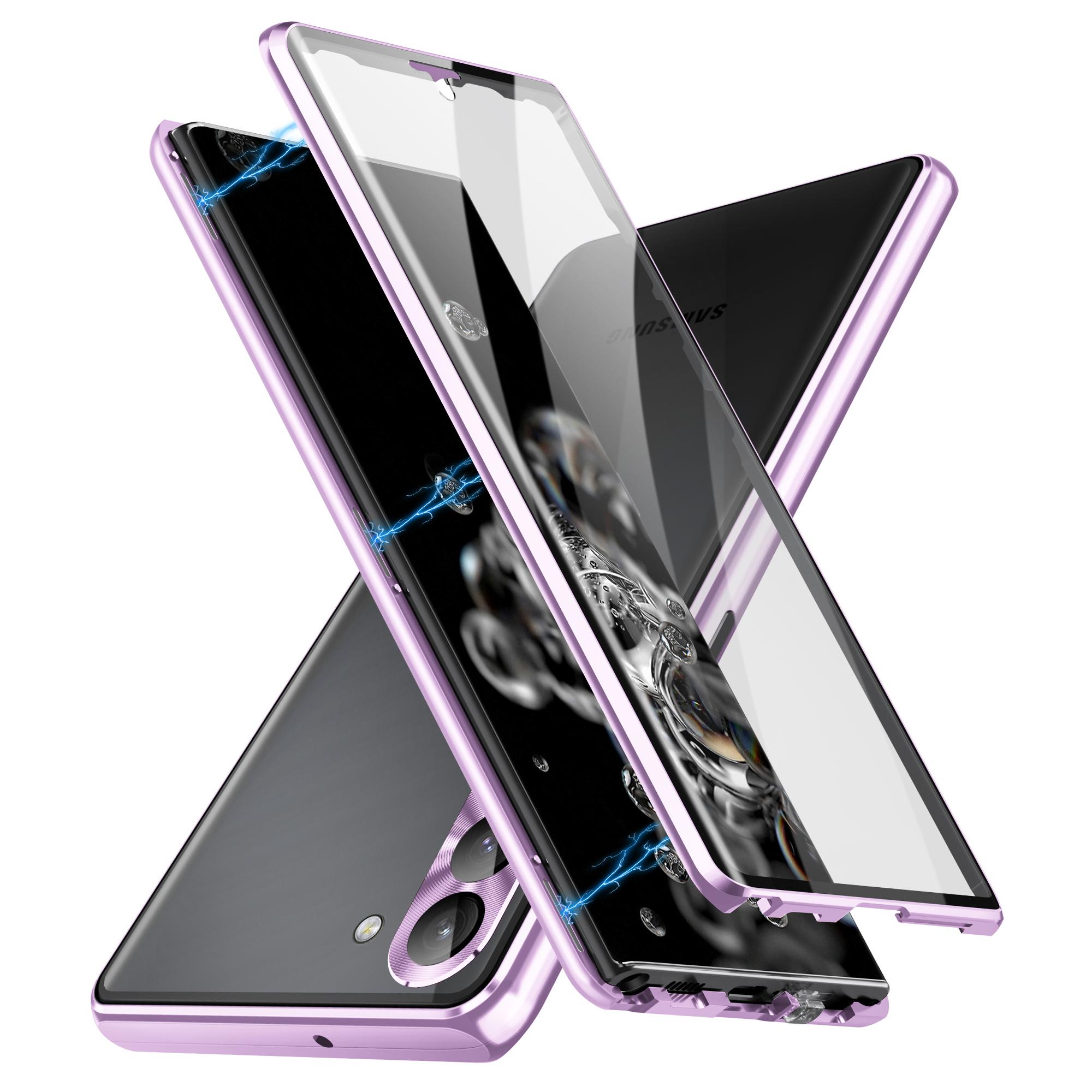 For Samsung Galaxy S24+ Case HD Clear Double Sides Tempered Glass Back Phone Cover Light Purple
For Samsung Galaxy S24+ Case HD Clear Double Sides Tempered Glass Back Phone Cover Light Purple
