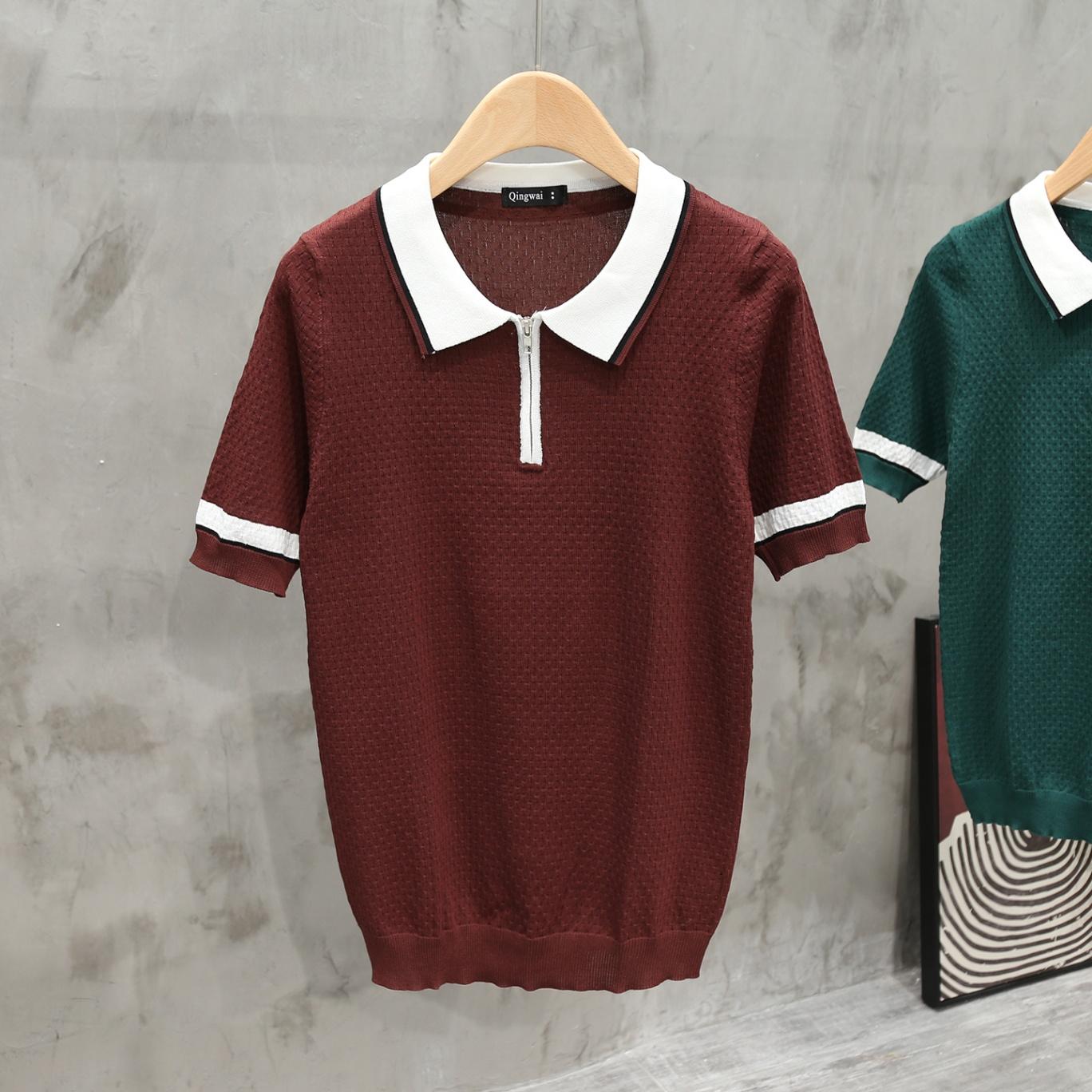 Повседневная футболка-поло с коротким рукавом мужская летняя новая дышащая из ледяного шелка, цветная, деловая, с отложным воротником, вязаная футболка, мужской топ 3XL коричневый
Повседневная футболка-поло с коротким рукавом мужская летняя новая дышащая из ледяного шелка, цветная, деловая, с отложным воротником, вязаная футболка, мужской топ 3XL коричневый