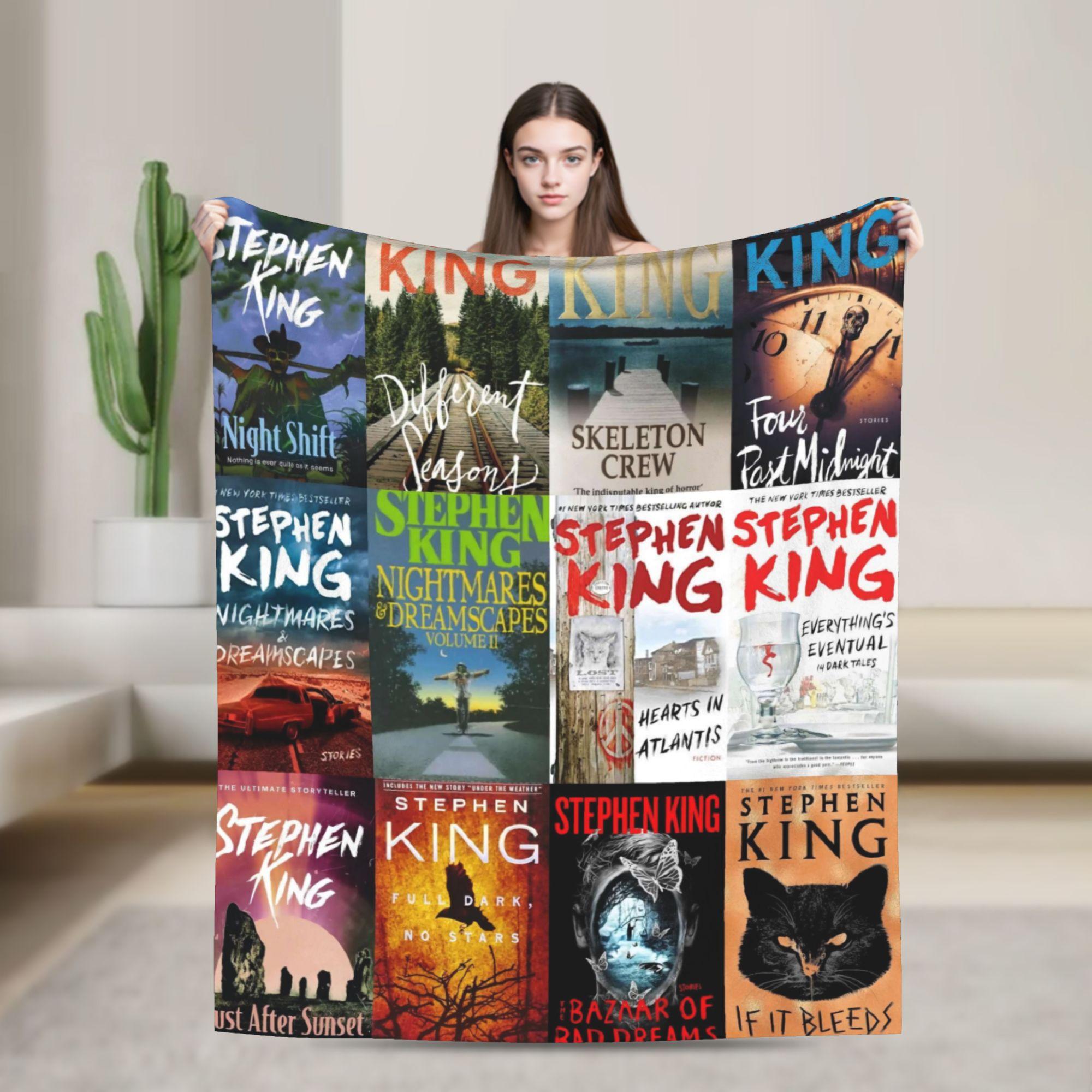 Collection of Stephens Kings Books Blankets Warm Cozy Throw Blanket Spring Adults Sofa Home Travel Office Bedspread 75x100cm (30x40inch)
Collection of Stephens Kings Books Blankets Warm Cozy Throw Blanket Spring Adults Sofa Home Travel Office Bedspread 75x100cm (30x40inch)
