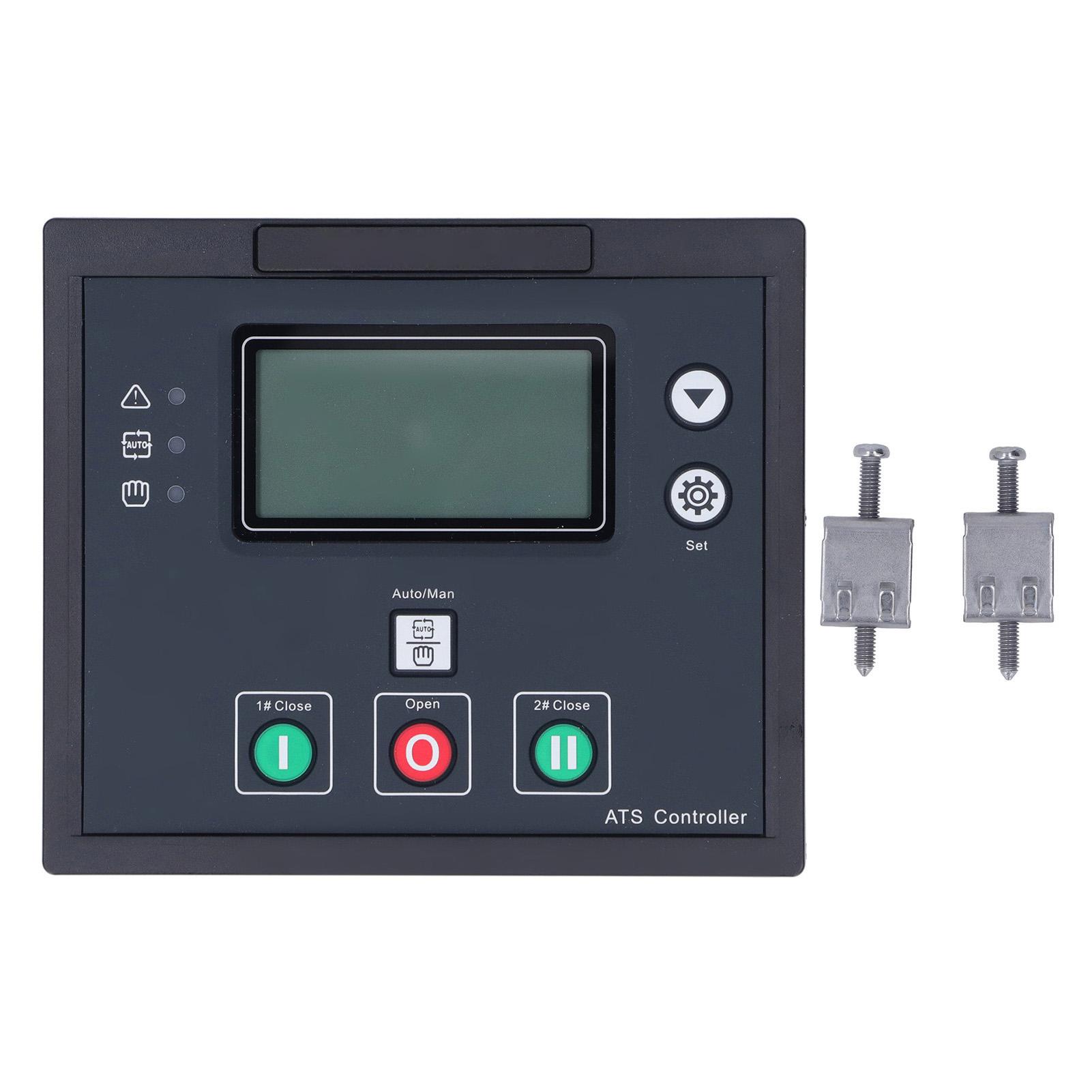 Generator Set Control Panel ATS Controller LCD IP65 Generator Dual Power Controller Module 170‑270V
Generator Set Control Panel ATS Controller LCD IP65 Generator Dual Power Controller Module 170‑270V