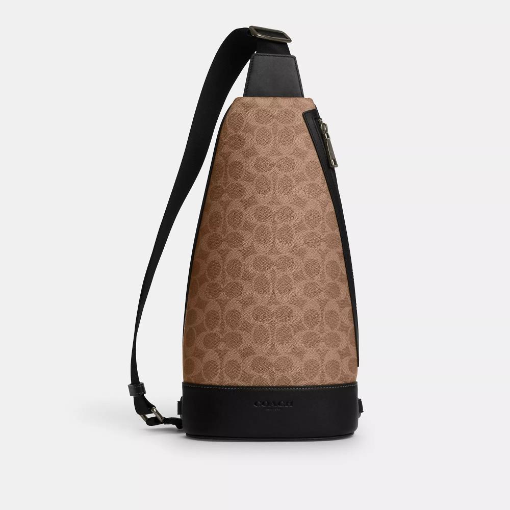 Coach DomInic SlIng Pack In Signature Canvas Tan Black One Size
Coach DomInic SlIng Pack In Signature Canvas Tan Black One Size