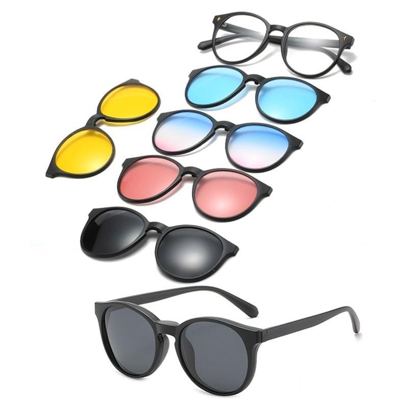 поляризация Солнцезащитные очки Clip-on Frame 6 в 1 Custom Men Women Polarized Optical Magnetic Sunglasses Magnet Clip-on Sunglasses
поляризация Солнцезащитные очки Clip-on Frame 6 в 1 Custom Men Women Polarized Optical Magnetic Sunglasses Magnet Clip-on Sunglasses