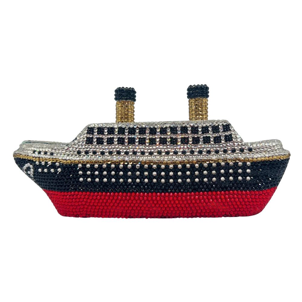 Boat Gold Diamond Wedding Bridal Crystal Evening Bags Women Party Dinner Clutch Purse Minaudiere Bag Rhinestone Purses
Boat Gold Diamond Wedding Bridal Crystal Evening Bags Women Party Dinner Clutch Purse Minaudiere Bag Rhinestone Purses