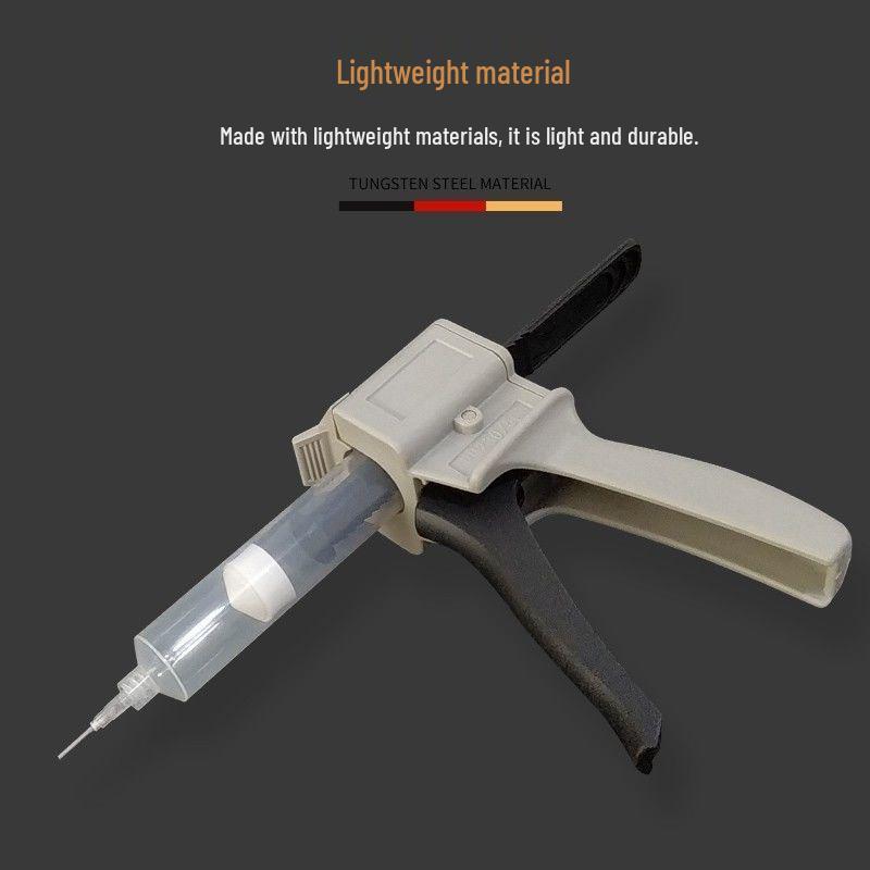 30cc Labor-Saving Single-Component Silicone Glue Gun with Manual Syringe Dispenser
30cc Labor-Saving Single-Component Silicone Glue Gun with Manual Syringe Dispenser