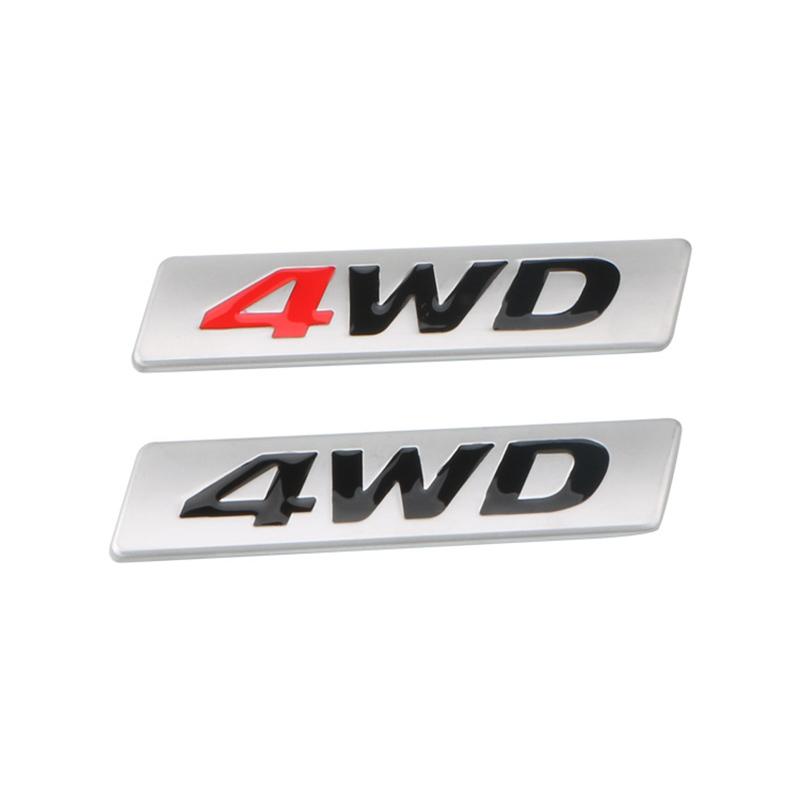 1Pcs Fashion 3D Metal 4WD Car Side Fender Rear Trunk Emblem Badge Sticker Decals Off Road Four Wheel Drive Logo Car Styling
1Pcs Fashion 3D Metal 4WD Car Side Fender Rear Trunk Emblem Badge Sticker Decals Off Road Four Wheel Drive Logo Car Styling