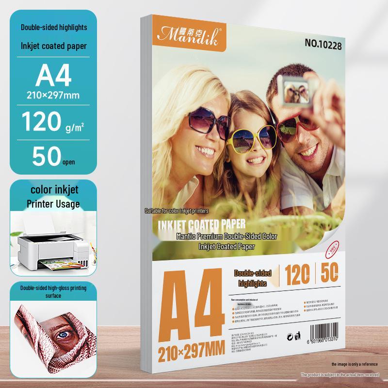 A4 Copper Paper & A3 Double-Sided High-Gloss Photo Paper for Inkjet Printing (200g, 120g, 160g, 300g) White Card
A4 Copper Paper & A3 Double-Sided High-Gloss Photo Paper for Inkjet Printing (200g, 120g, 160g, 300g) White Card