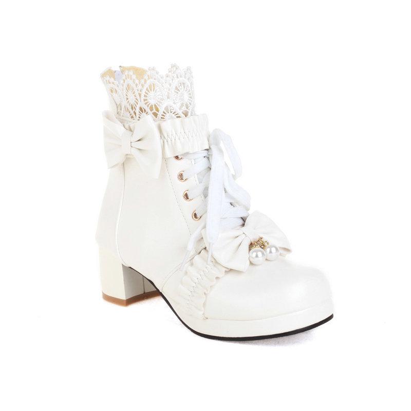 Большие размеры 28-43 Девичьи ботинки с оборками Винтажные Лолита Женские свадебные ботинки Черные Белые Розовые На шнуровке Массивный высокий каблук Обувь на платформе 38(24cm)
Большие размеры 28-43 Девичьи ботинки с оборками Винтажные Лолита Женские свадебные ботинки Черные Белые Розовые На шнуровке Массивный высокий каблук Обувь на платформе 38(24cm)