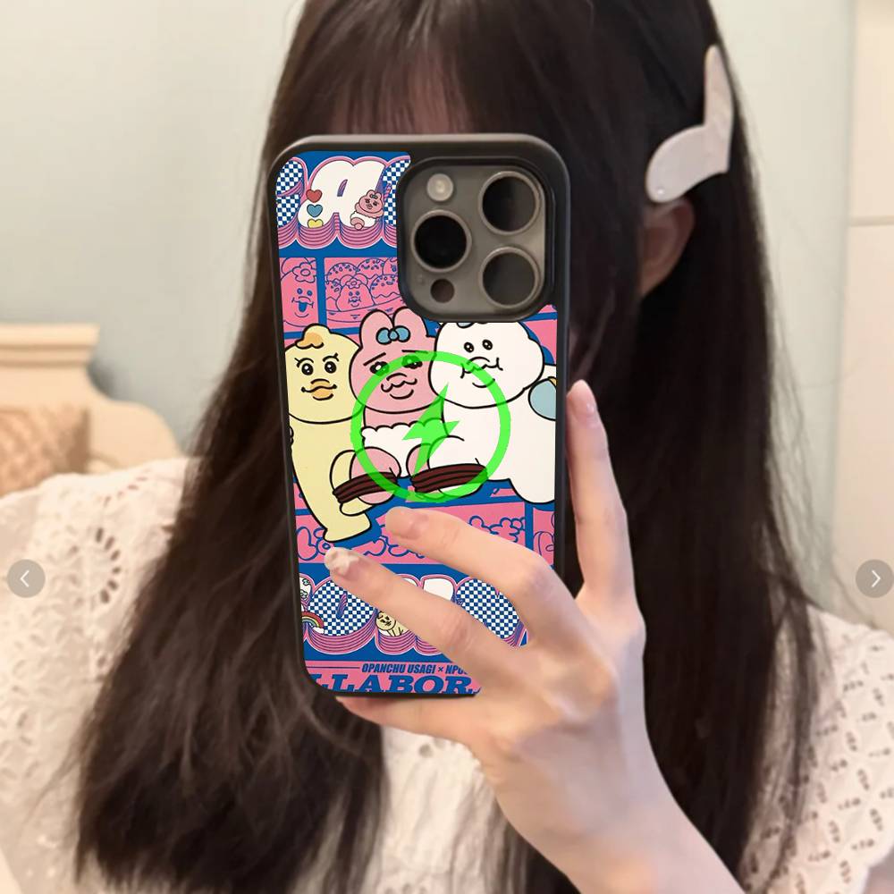 Cute Opanchu U-Usagi Cute Magnetic Matte Phone Case For IPhone 16 17 15 14 13 12 11 For Magsafe Wireless Charge Cover iPhone 15 plus
Cute Opanchu U-Usagi Cute Magnetic Matte Phone Case For IPhone 16 17 15 14 13 12 11 For Magsafe Wireless Charge Cover iPhone 15 plus