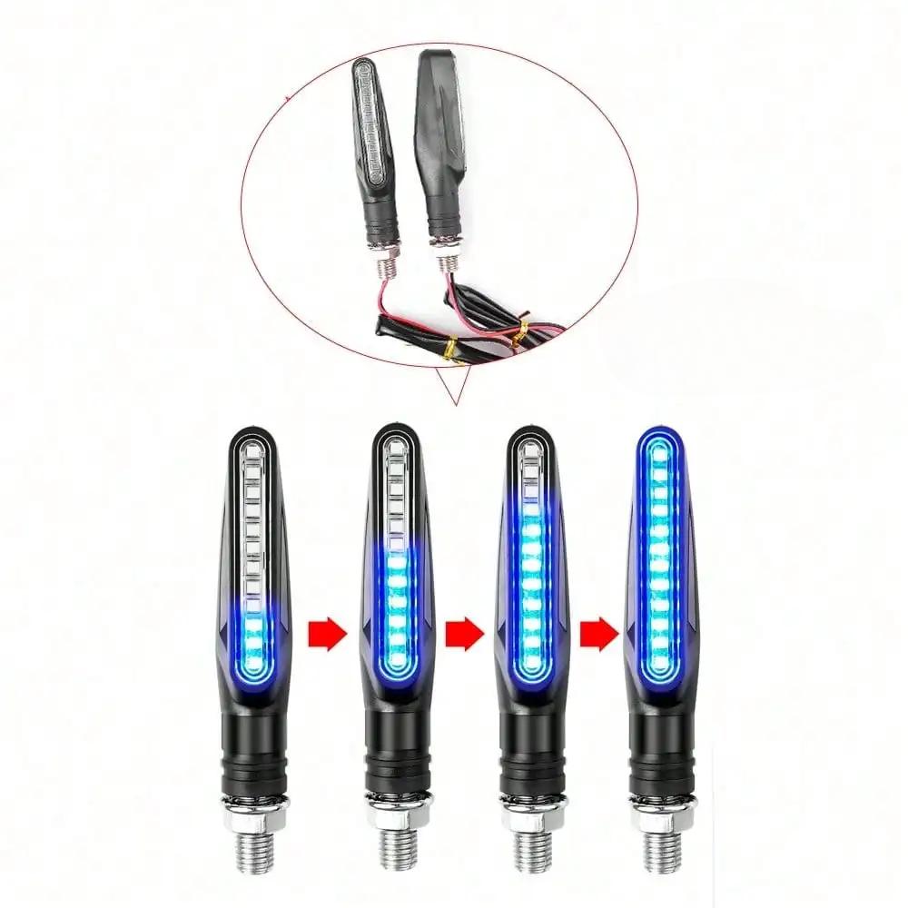 4pcs Motorcycle Turn Sequential Signals LED Blinker Flowing Water Flashing Lights Tail Stop Indicators Turn Signal
4pcs Motorcycle Turn Sequential Signals LED Blinker Flowing Water Flashing Lights Tail Stop Indicators Turn Signal