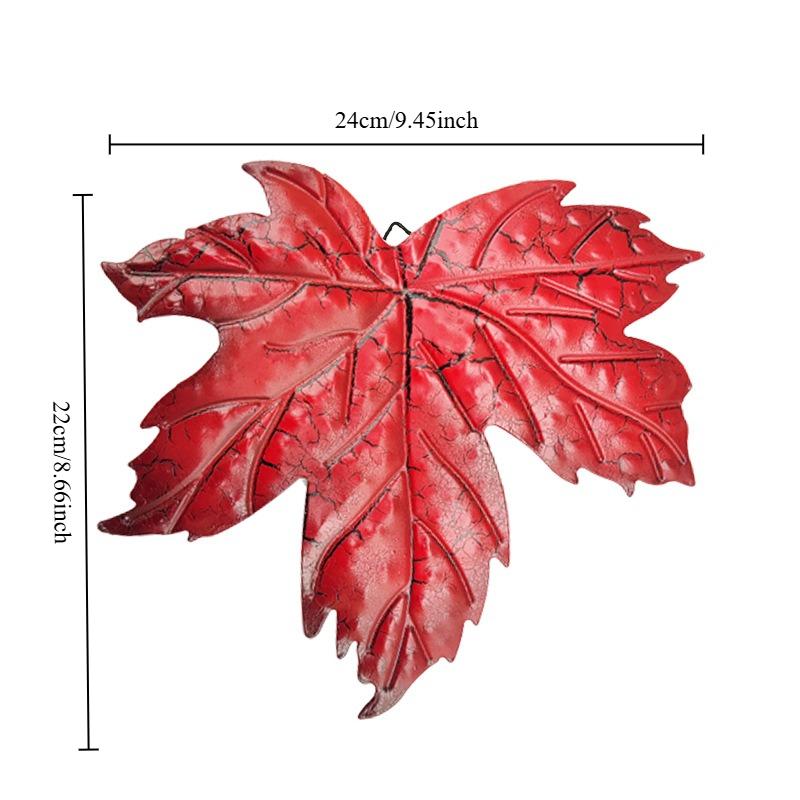 Wall Hanging Maple Leaf Shaped Handicraft Simulation Crack Garden Home Metal Decoration Handicraft Home Decoration бордовий
Wall Hanging Maple Leaf Shaped Handicraft Simulation Crack Garden Home Metal Decoration Handicraft Home Decoration бордовий