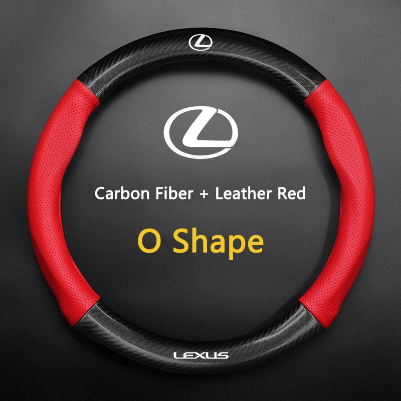 38CM Carbon Fiber leather Car Steering Wheel Cover Breathable Cover for Lexus ES300 RX330 RX300 GS300 IS250 IS200 CT200h IS300
38CM Carbon Fiber leather Car Steering Wheel Cover Breathable Cover for Lexus ES300 RX330 RX300 GS300 IS250 IS200 CT200h IS300