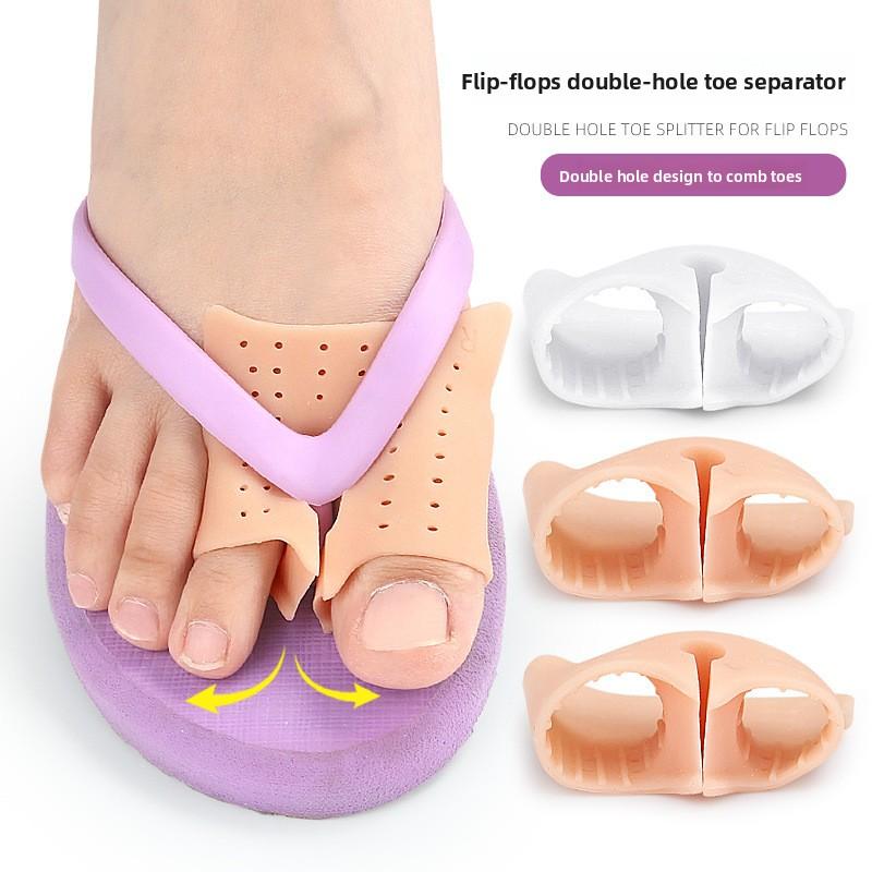 Double Hole Flip-flops Pinch Toe Splitter Slippers Sandals Pinch Foot Anti-wear Pad Thumb Eversion Toe Overlap Splitter one size fits all
Double Hole Flip-flops Pinch Toe Splitter Slippers Sandals Pinch Foot Anti-wear Pad Thumb Eversion Toe Overlap Splitter one size fits all