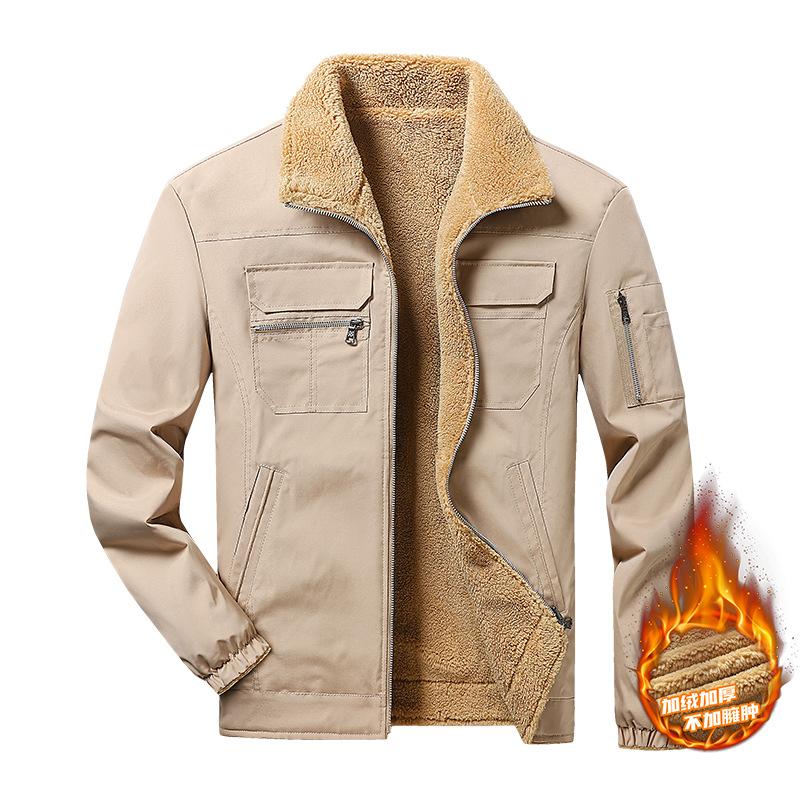 Lamb wool coat men s new autumn and winter piled thickened warm cotton jacket Lamb wool tooling cotton clothes L хакі
Lamb wool coat men s new autumn and winter piled thickened warm cotton jacket Lamb wool tooling cotton clothes L хакі