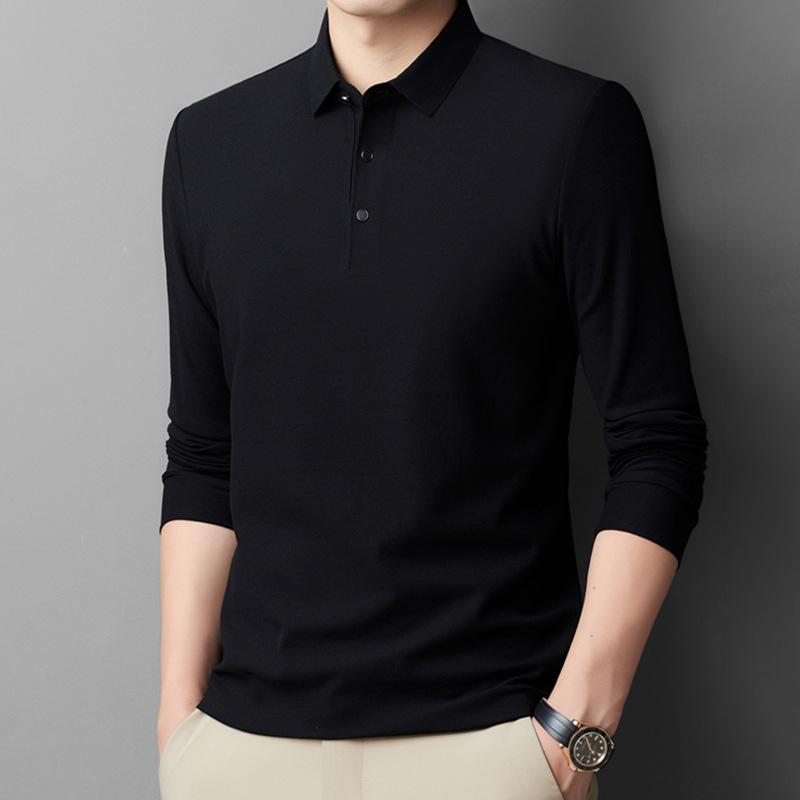 Men s Autumn Long Sleeve Pique Cotton Business Casual Lapel T-Shirt 3XL (85-95 kg) чёрный
Men s Autumn Long Sleeve Pique Cotton Business Casual Lapel T-Shirt 3XL (85-95 kg) чёрный