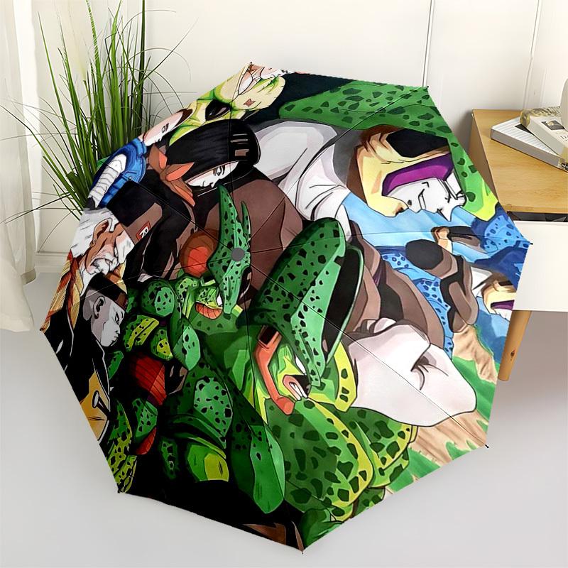 1pc Dragon Ball Z Characters Outdoor Umbrella - Automatic Opening/Closing - Portable 3-Fold Design - 8 Bone Iron Frame - Perfect Gift for Fans, Travel
1pc Dragon Ball Z Characters Outdoor Umbrella - Automatic Opening/Closing - Portable 3-Fold Design - 8 Bone Iron Frame - Perfect Gift for Fans, Travel
