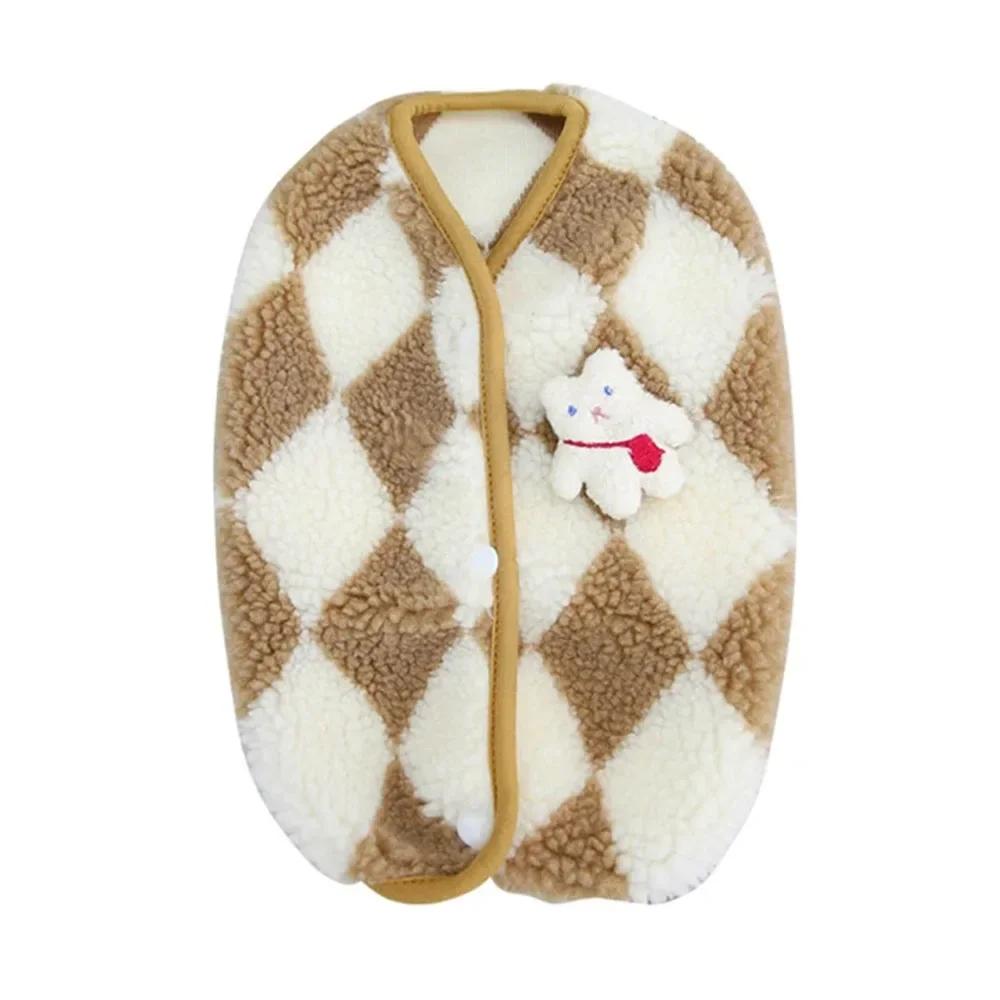 Милая флисовая одежда для собак, зимнее теплое пальто для щенков маленьких собак, толстовка, жилет, куртка для французского бульдога, чихуахуа S коричневый
Милая флисовая одежда для собак, зимнее теплое пальто для щенков маленьких собак, толстовка, жилет, куртка для французского бульдога, чихуахуа S коричневый