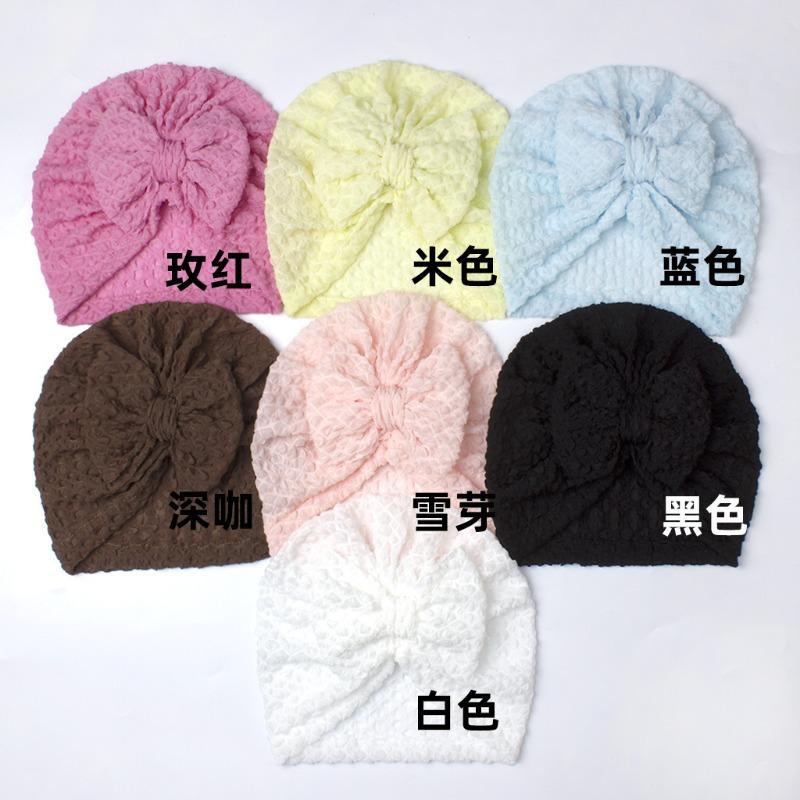 Spring and summer new children s hats, cute solid color bows, breathable and cool baby caps, baby hats
Spring and summer new children s hats, cute solid color bows, breathable and cool baby caps, baby hats