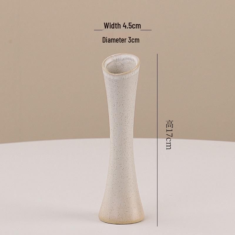 Handmade Wabi-Sabi Style Ceramic Vase for Fresh Flowers, Retro Distressed Finish, Home Decor Accent for Living Room, Light Luxury Ornaments, E18 No Hole Hydroponic
Handmade Wabi-Sabi Style Ceramic Vase for Fresh Flowers, Retro Distressed Finish, Home Decor Accent for Living Room, Light Luxury Ornaments, E18 No Hole Hydroponic