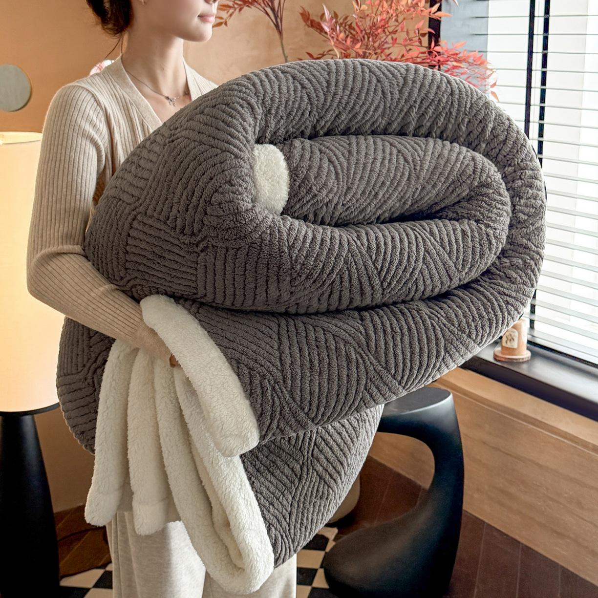 2025 Taffeta Jacquard Double Layer Blanket - Man Sha Series, Thick Winter Warmth for Sofa 48*74cm Long Pillowcase
2025 Taffeta Jacquard Double Layer Blanket - Man Sha Series, Thick Winter Warmth for Sofa 48*74cm Long Pillowcase