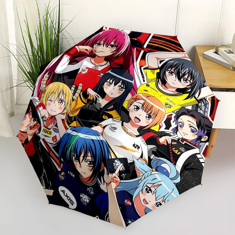 1pc Anime Characters Outdoor Umbrella - Automatic Opening & Closing, Portable 3-Fold Design with 8-Rib Iron Frame - Perfect Gift for Fans, Travel
1pc Anime Characters Outdoor Umbrella - Automatic Opening & Closing, Portable 3-Fold Design with 8-Rib Iron Frame - Perfect Gift for Fans, Travel
