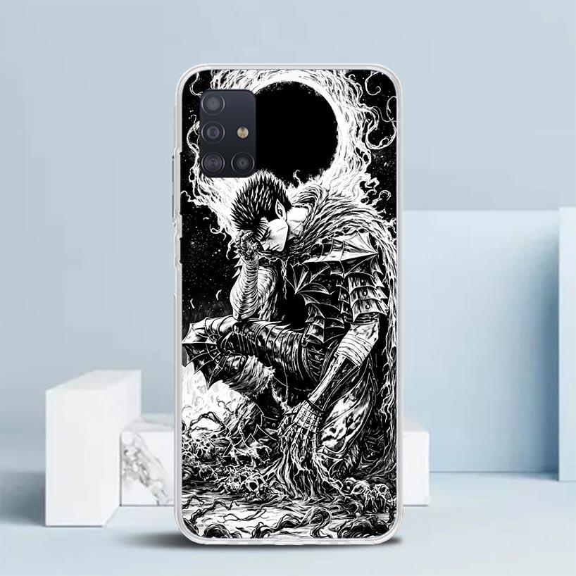 Black White G-Guts B-Berserks Soft Cover for Samsung Galaxy A12 A22 A32 A52 A72 A02S Phone Case Note 20 Ultra 10 S10 Plus A51 A7 Samsung Note 20
Black White G-Guts B-Berserks Soft Cover for Samsung Galaxy A12 A22 A32 A52 A72 A02S Phone Case Note 20 Ultra 10 S10 Plus A51 A7 Samsung Note 20