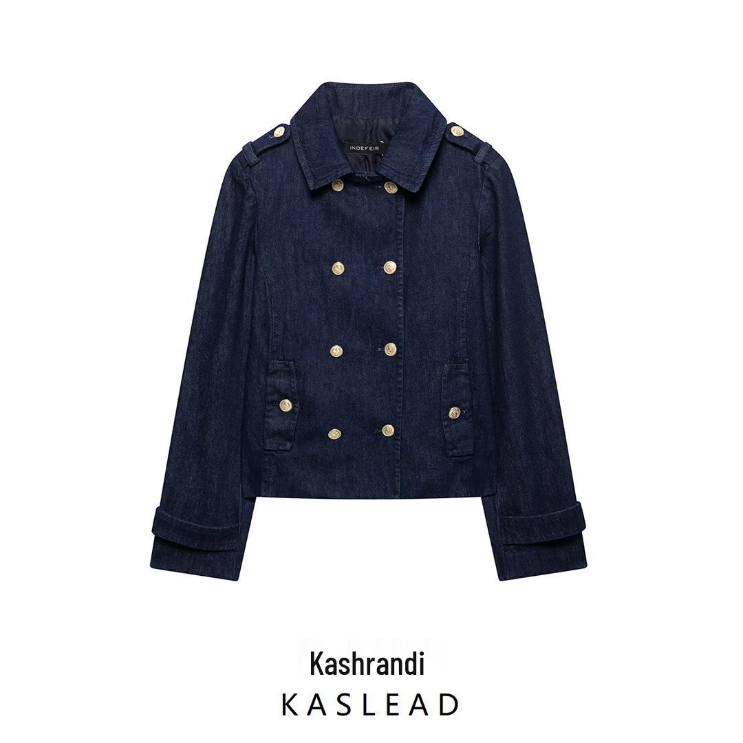 2025 Spring Women s Fashion Double-Breasted Denim Jacket - European & American Style Medium темно-синий
2025 Spring Women s Fashion Double-Breasted Denim Jacket - European & American Style Medium темно-синий