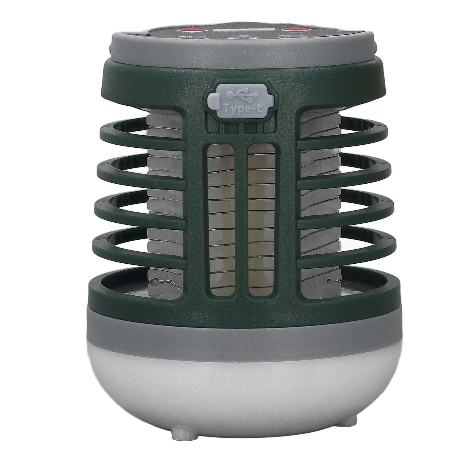 Вбивця комарів Ліхтар для кемпінгу на відкритому повітрі Ліхтарик Світло для намету Кемпінговий ліхтар USB-перезаряджається з вбудованим акумулятором Темний темно-зелений колір
Вбивця комарів Ліхтар для кемпінгу на відкритому повітрі Ліхтарик Світло для намету Кемпінговий ліхтар USB-перезаряджається з вбудованим акумулятором Темний темно-зелений колір