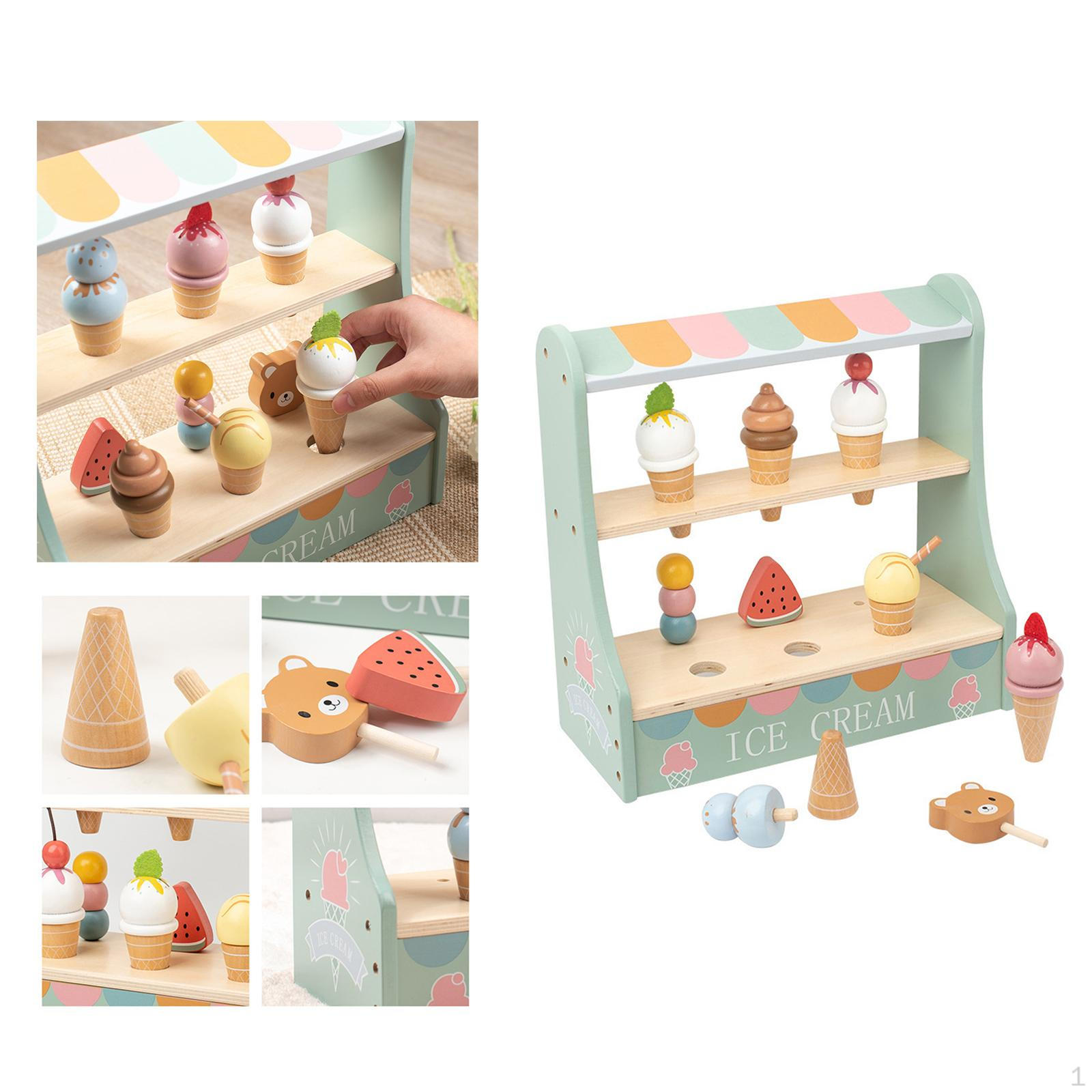 Игровой набор для мороженого, игрушки из искусственной еды, деревянная игрушка, роль-симулятор для девочек и
Игровой набор для мороженого, игрушки из искусственной еды, деревянная игрушка, роль-симулятор для девочек и