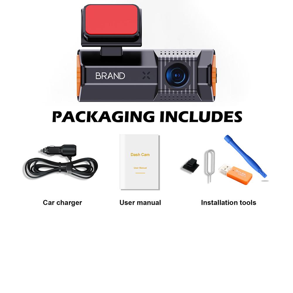 Dash Cam 4K Recording Car Camera DVR Night Vision Video Recorder Built-In Wi-Fi Support GPS 24H Parking None
Dash Cam 4K Recording Car Camera DVR Night Vision Video Recorder Built-In Wi-Fi Support GPS 24H Parking None