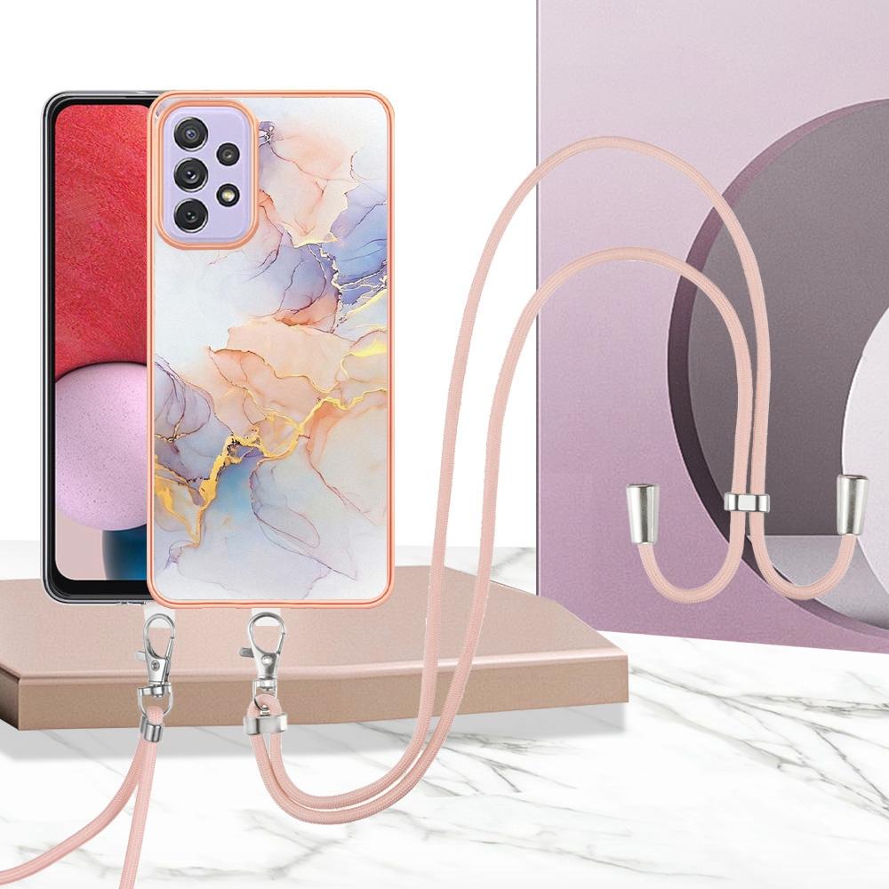 For Samsung Galaxy A13 4G Case with Lanyard IMD Marble Pattern Electroplated TPU Back Cover Orchid
For Samsung Galaxy A13 4G Case with Lanyard IMD Marble Pattern Electroplated TPU Back Cover Orchid