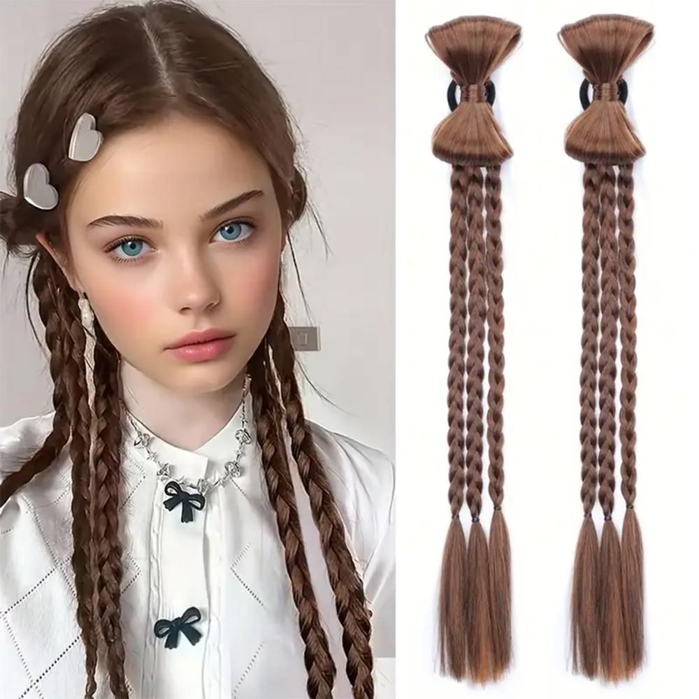 MISSQUEEN 2PCS Synthetic Long Straight Butterfly Braids Ponytail With Rubber Band Ponytail Extension High-Temperature Fiber Wig For Women 50cm
MISSQUEEN 2PCS Synthetic Long Straight Butterfly Braids Ponytail With Rubber Band Ponytail Extension High-Temperature Fiber Wig For Women 50cm