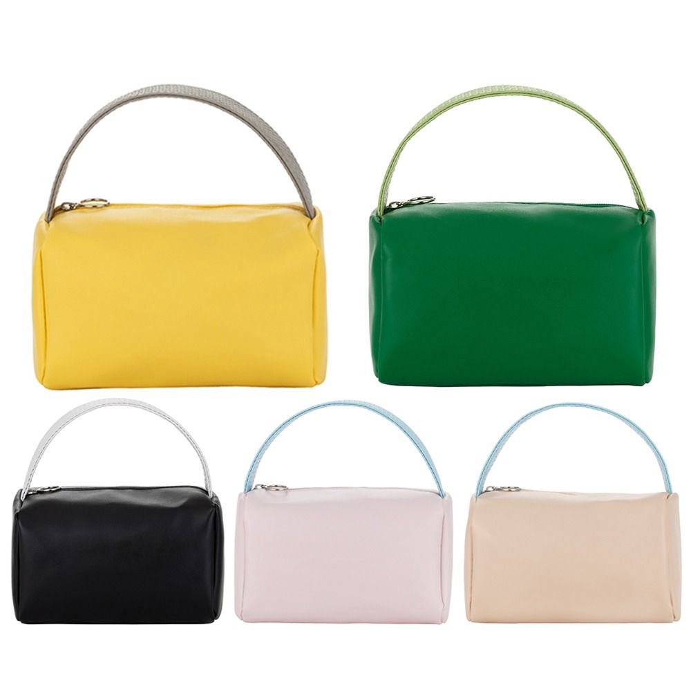 with Handle Cosmetic Bag Waterproof Make Up Pouch Travel Toiletry Storage Organizer for Women зелений
with Handle Cosmetic Bag Waterproof Make Up Pouch Travel Toiletry Storage Organizer for Women зелений