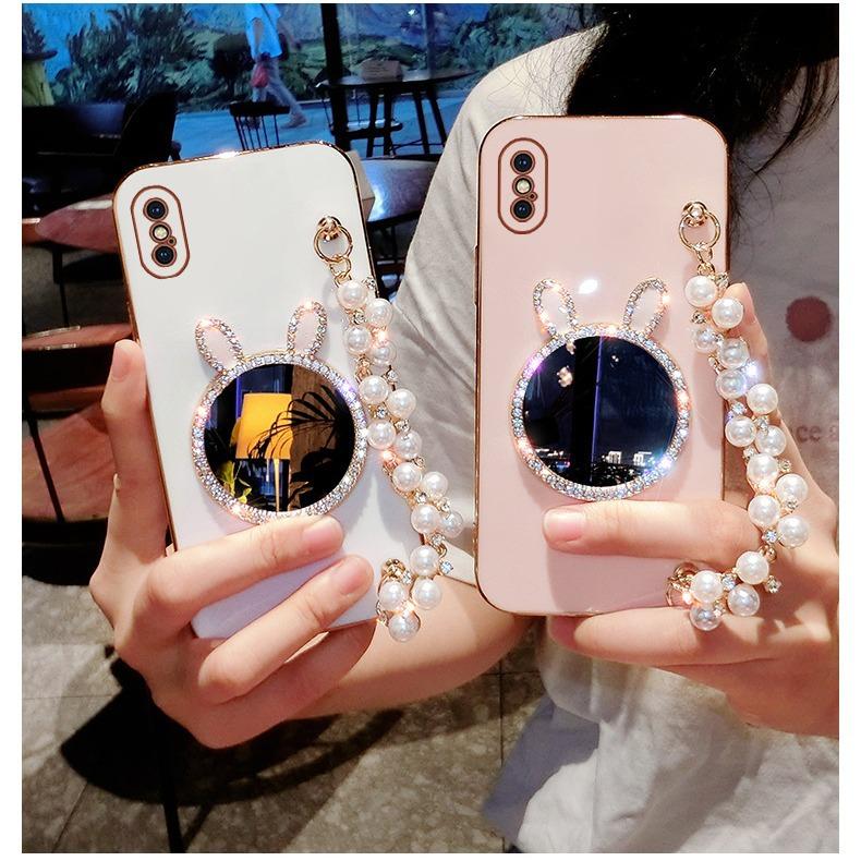 Applicable To Apple 16 Promax Mobile Phone Case Pearl Bracelet Mirror IPhone 15 Protective Case 14/13 Luxury iPhoneSE 2020
Applicable To Apple 16 Promax Mobile Phone Case Pearl Bracelet Mirror IPhone 15 Protective Case 14/13 Luxury iPhoneSE 2020