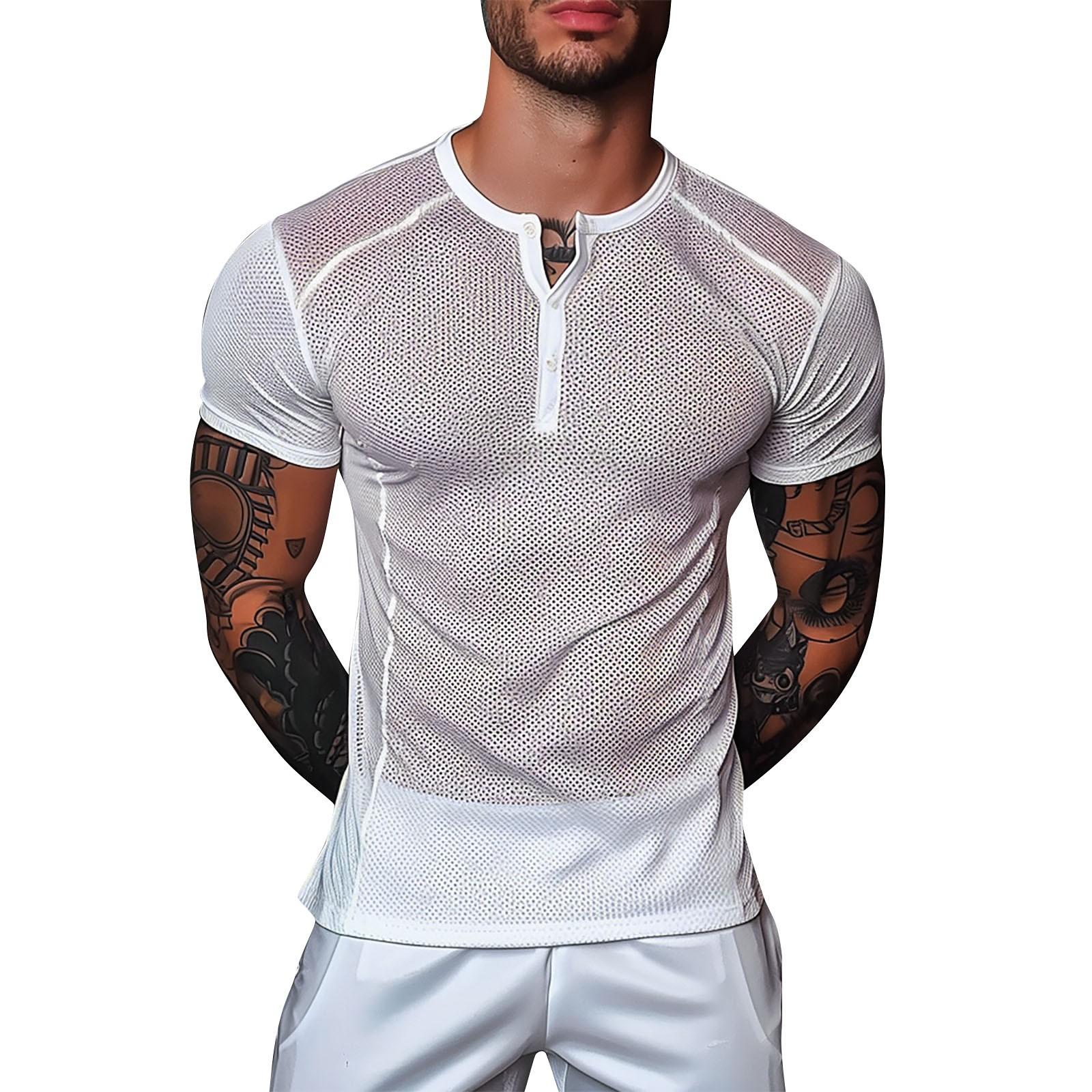 Мужская летняя фитнес-спортивная толстовка с коротким рукавом, плотная повседневная футболка L белый
Мужская летняя фитнес-спортивная толстовка с коротким рукавом, плотная повседневная футболка L белый