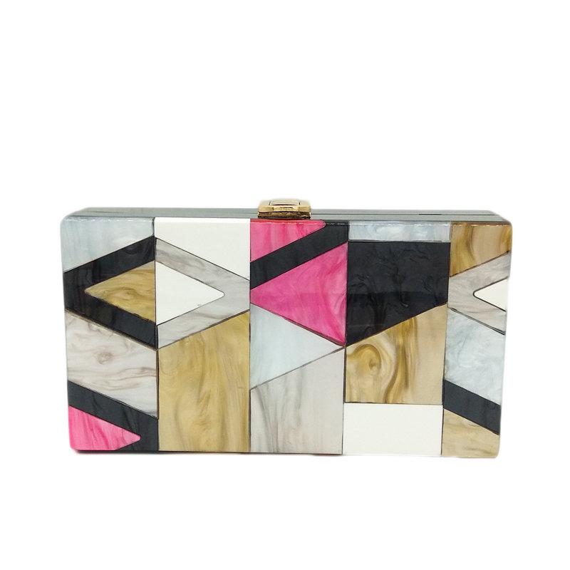 Boutique De FGG Plaid Acrylic Clutch Purses for Women Evening Bags, Party Dinner Chain Shoulder Bag, Causal Hardcase Clutch Bag Fit For Iphone 7Plus
Boutique De FGG Plaid Acrylic Clutch Purses for Women Evening Bags, Party Dinner Chain Shoulder Bag, Causal Hardcase Clutch Bag Fit For Iphone 7Plus