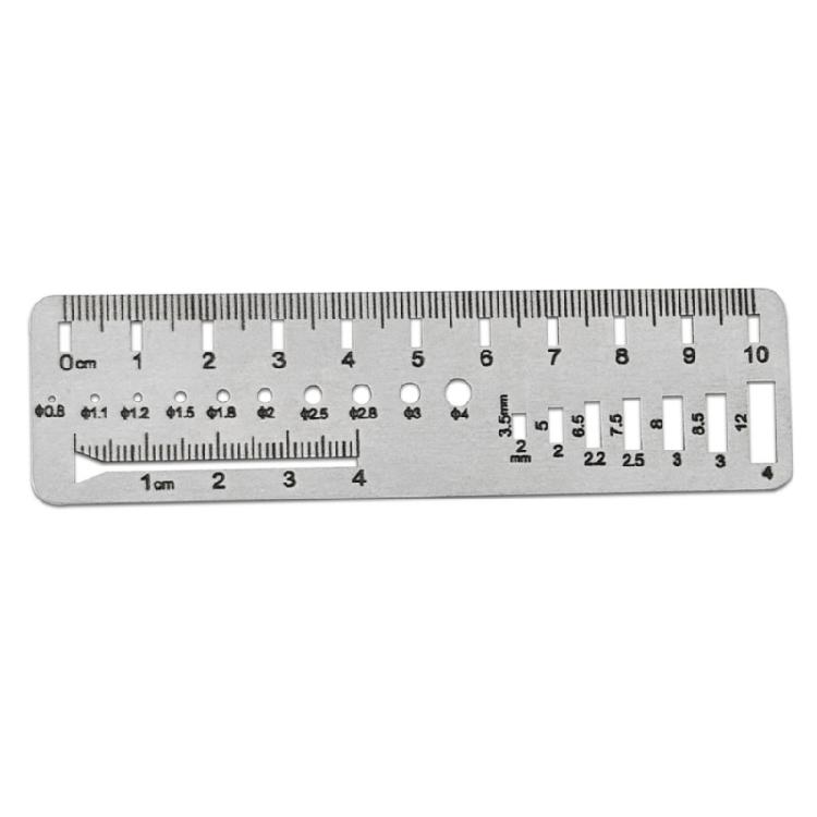 High Precisions Pet Bone Surgeries Ruler Stainless Steel Gradated Tool for Veterinary Drill and Pin Size 1
High Precisions Pet Bone Surgeries Ruler Stainless Steel Gradated Tool for Veterinary Drill and Pin Size 1