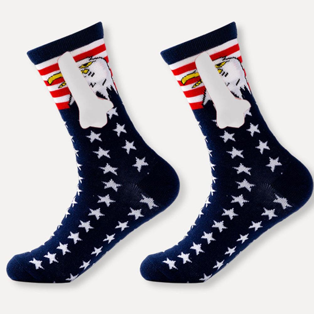 Magnet hand socks Independence Day flag socks color matching striped tube socks men s sports socks чёрный
Magnet hand socks Independence Day flag socks color matching striped tube socks men s sports socks чёрный