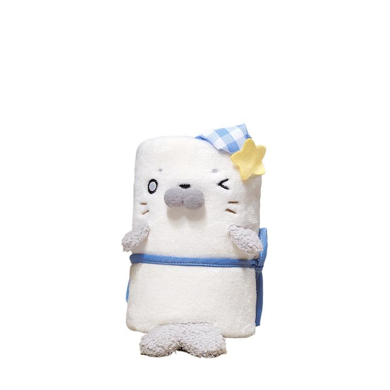 Cute Seal Flannel Blanket Cartoon Animal Blink Smile Seal Soft Nap Blanket Gifts for Girls Winter Warm Sleeping Plushies Doll 80x100cm
Cute Seal Flannel Blanket Cartoon Animal Blink Smile Seal Soft Nap Blanket Gifts for Girls Winter Warm Sleeping Plushies Doll 80x100cm