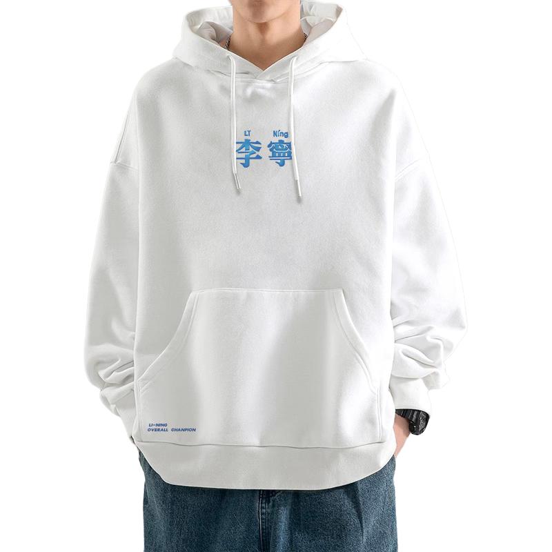 Li Ning Sports Fashion Series с капюшоном, удобная дышащая свободная толстовка, мужская толстовка, цвет: белый YWDT517-2 S
Li Ning Sports Fashion Series с капюшоном, удобная дышащая свободная толстовка, мужская толстовка, цвет: белый YWDT517-2 S