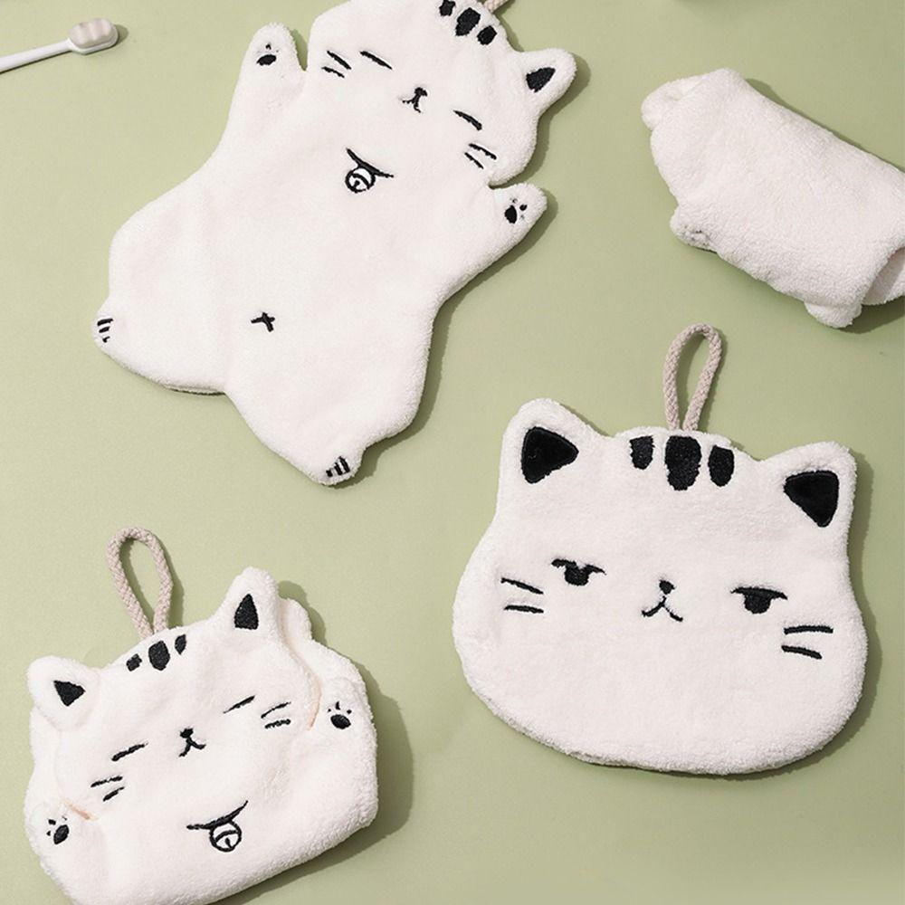 Coral Fleece Small Towel Cartoon Cat Hand Towel Cute Cleaning Cloth for Bathroom Kitchen
Coral Fleece Small Towel Cartoon Cat Hand Towel Cute Cleaning Cloth for Bathroom Kitchen