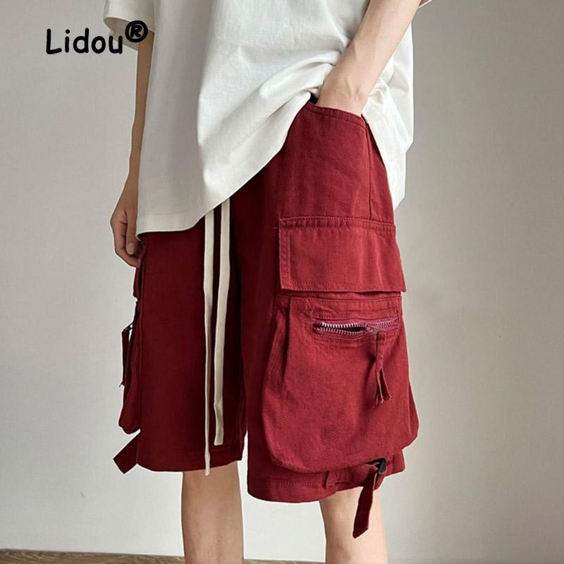 Workwear Shorts Men s Summer Loose Fitting Trendy Brand Ins Hip-hop Sport Five Piece Pants Casual Outerwear Shorts Beach Short L червоний
Workwear Shorts Men s Summer Loose Fitting Trendy Brand Ins Hip-hop Sport Five Piece Pants Casual Outerwear Shorts Beach Short L червоний